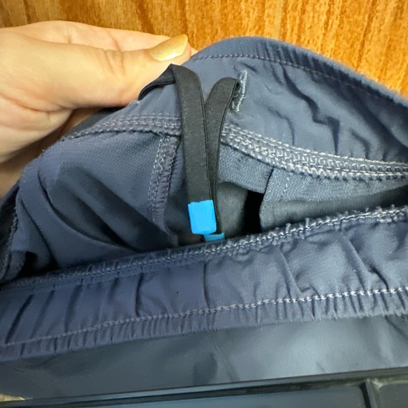 Janji Blue Athletic Shorts Drawstring Elastic Waist M Medium w/ Zipper Pockets - Picture 6 of 7